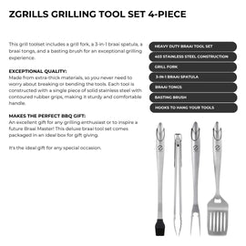 Image of a Z GRILLS Grilling Tool Set 4 Piece 2