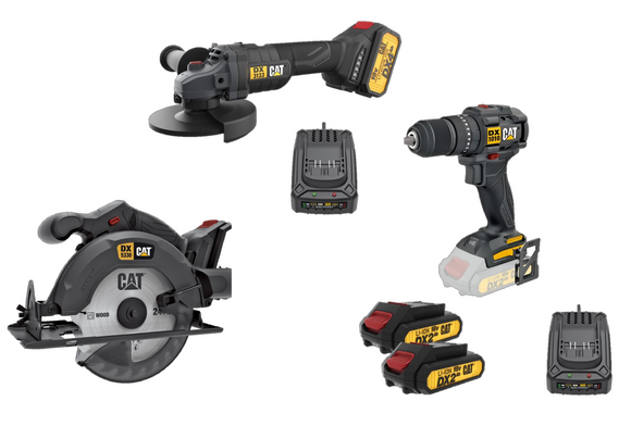 CAT 3 Pce Power Tool Combo Set