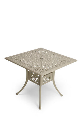 Anray Aluminium 90cm SQUARE Table - Sand Beige