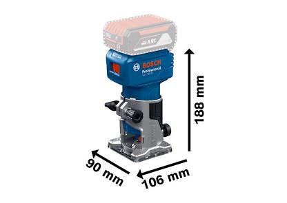 Bosch Cordless Palm Router GLF 18V-8 Solo excl Battery & Charger