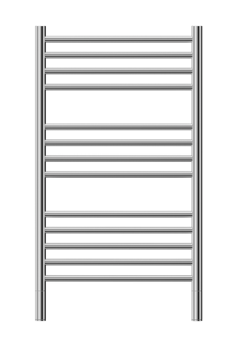 Jeeves Heated Towel Rail Classic C 620 Curved 915 x 620 x 160