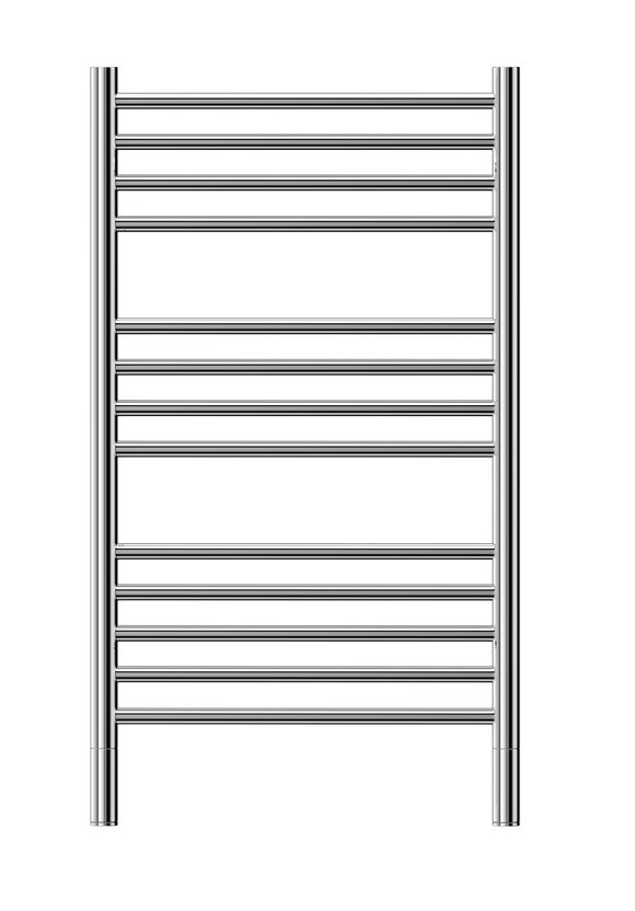 Jeeves Heated Towel Rail Classic C 620 Straight 915 x 620 x 118