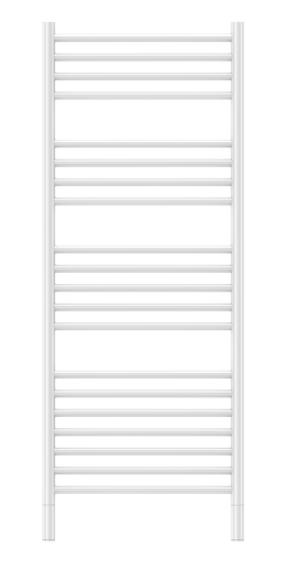 Buy white Jeeves Heated Towel Rail Classic D 400 Straight 1340 x 400 x 118