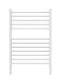 Jeeves Heated Towel Rail Classic E 620 Straight 790 x 620 x 118-4
