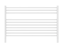 Jeeves Heated Towel Rail Classic K 1200 Straight 690 x 1200 x 118-3
