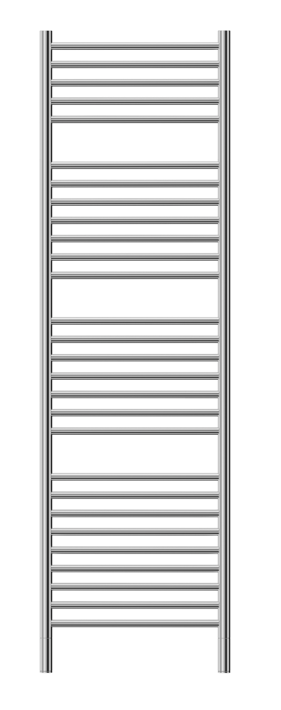 Jeeves Heated Towel Rail Classic N28 400 Straight 1740 x 400 x 118