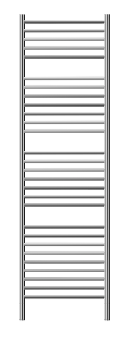 Jeeves Heated Towel Rail Classic N28 620 Straight 1740 x 620 x 118