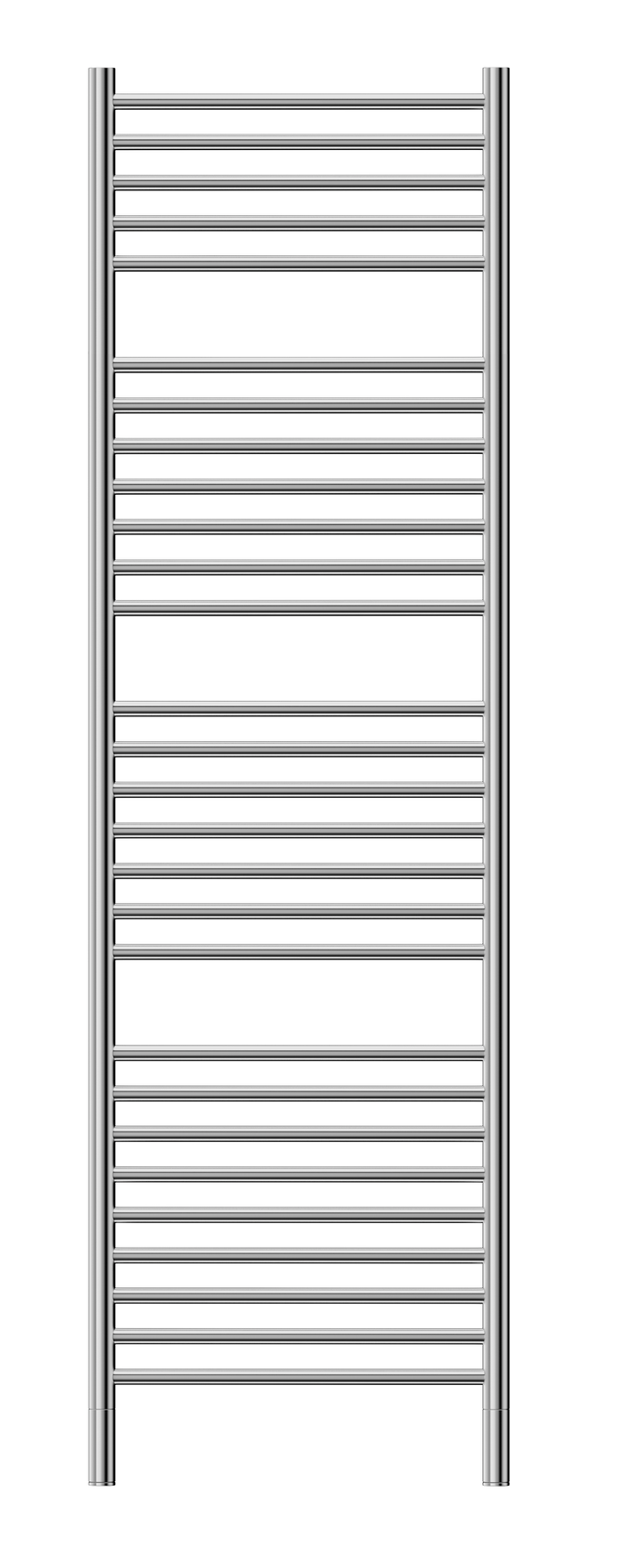 Jeeves Heated Towel Rail Classic N28 520 Straight 1740 x 520 x 118