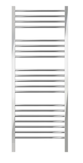 Buy mirror-polished Jeeves Heated Towel Rail Quadro D 520 Straight 1340 x 520 x 118