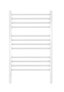Jeeves Heated Towel Rail Quadro P 620 Straight 870 x 620 x 118-4