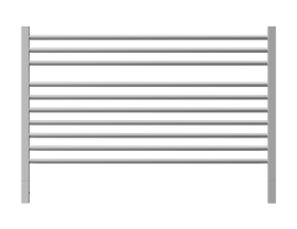 Jeeves Heated Towel Rail Quadro Q 520 Straight 690 x 520 x 118