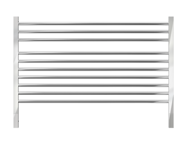 Buy mirror-polished Jeeves Heated Towel Rail Quadro Q 1000 Straight 690 x 1000 x 118