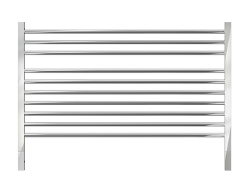 Buy mirror-polished Jeeves Heated Towel Rail Quadro Q 1000 Straight 690 x 1000 x 118