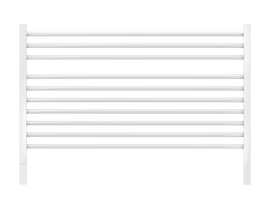 Buy white Jeeves Heated Towel Rail Quadro Q 400 Straight 690 x 400 x 118