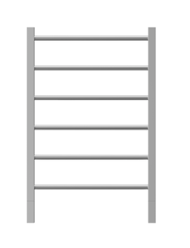 Jeeves Heated Towel Rail Quadro Six 520 Straight 790 x 520 x 118