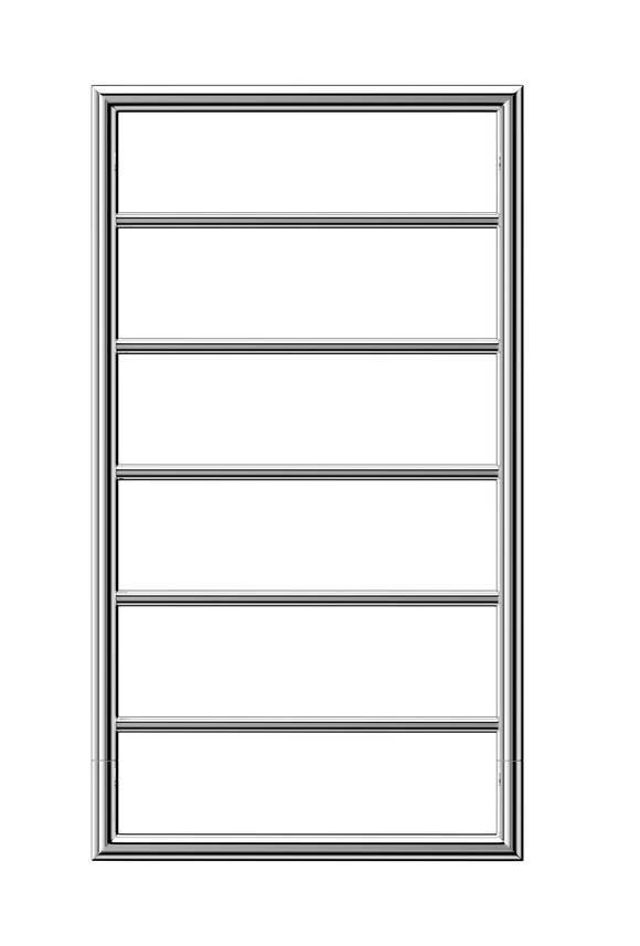 Jeeves Heated Towel Rail Spartan Boxx 520 Straight 935 x 520 x 118