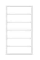 Jeeves Heated Towel Rail Spartan Boxx 520 Straight 935 x 520 x 118-4
