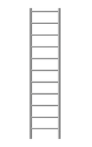 Jeeves Heated Towel Rail Spartan Eleven 400 Straight 1670 x 400 x 118-2