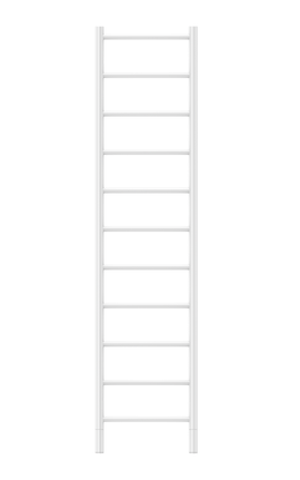 Jeeves Heated Towel Rail Spartan Eleven 400 Straight 1670 x 400 x 118