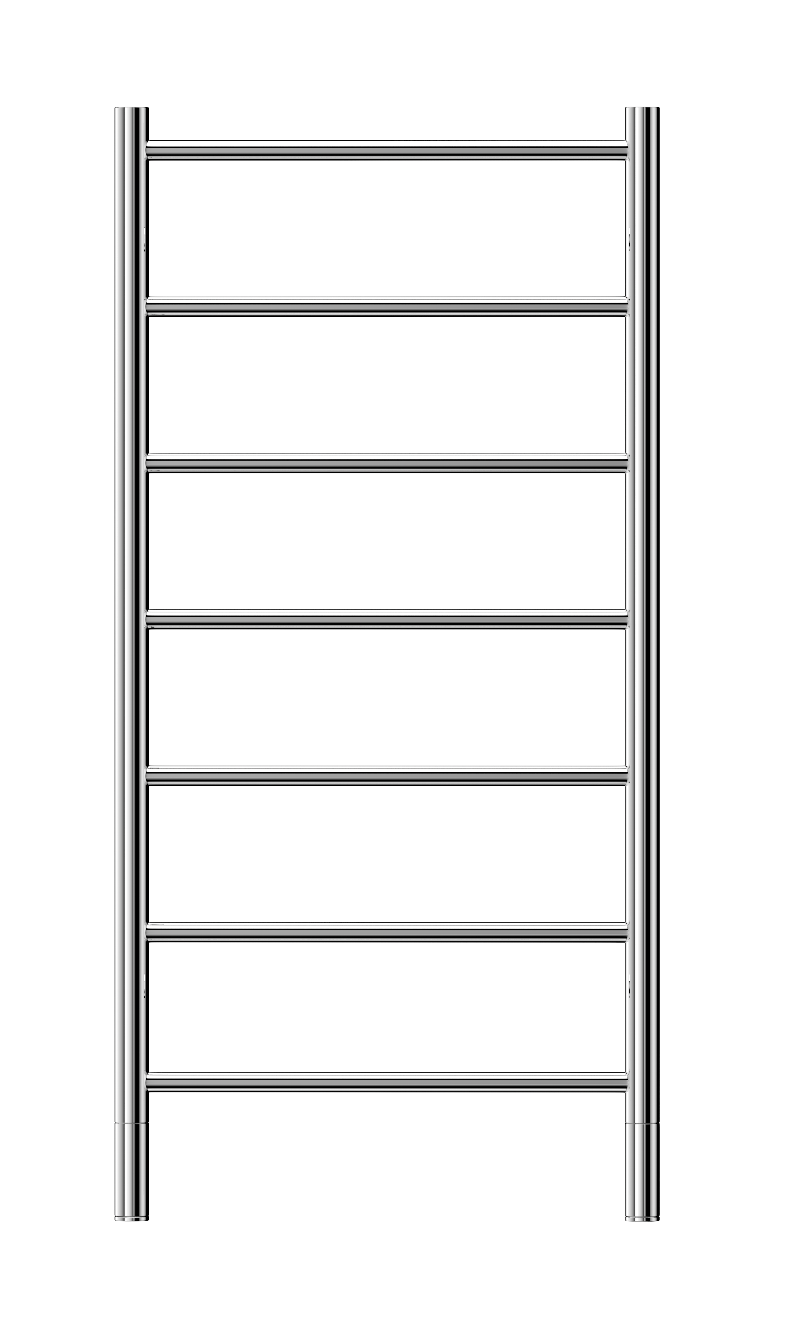Buy mirror-polished Jeeves Heated Towel Rail Spartan F 520 Straight 1065 x 520 x 118
