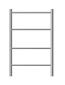 Jeeves Heated Towel Rail Spartan I 520 Straight 790 x 520 x 118-1