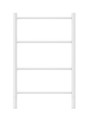 Jeeves Heated Towel Rail Spartan I 520 Straight 790 x 520 x 118-4
