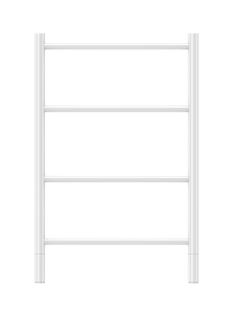 Buy white Jeeves Heated Towel Rail Spartan I 520 Straight 790 x 520 x 118