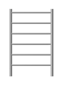 Jeeves Heated Towel Rail Spartan Six 520 Straight 790 x 520 x 118-1