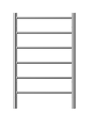 Jeeves Heated Towel Rail Spartan Six 520 Straight 790 x 520 x 118-3