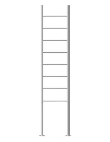 Jeeves Heated Towel Rail Tangent Alto 400 Straight 1800 x 400 x 118