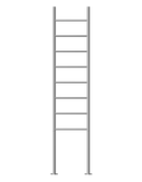 Jeeves Heated Towel Rail Tangent Alto 400 Straight 1800 x 400 x 118-3