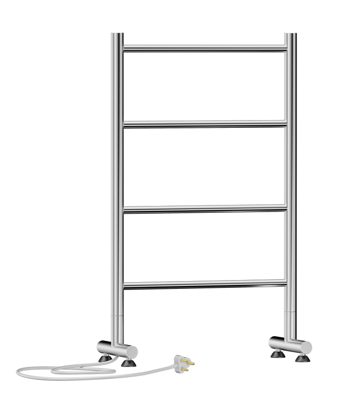 Jeeves Heated Towel Rail Tangent I 520 Straight Dual 865 x 520 x 300