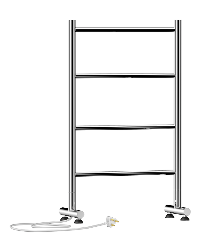 Jeeves Heated Towel Rail Tangent I 520 Straight Dual 865 x 520 x 300