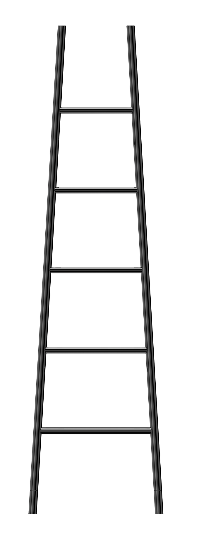 Jeeves Heated Towel Rail Tangent L 520 Straight 1890 x 520 x 182