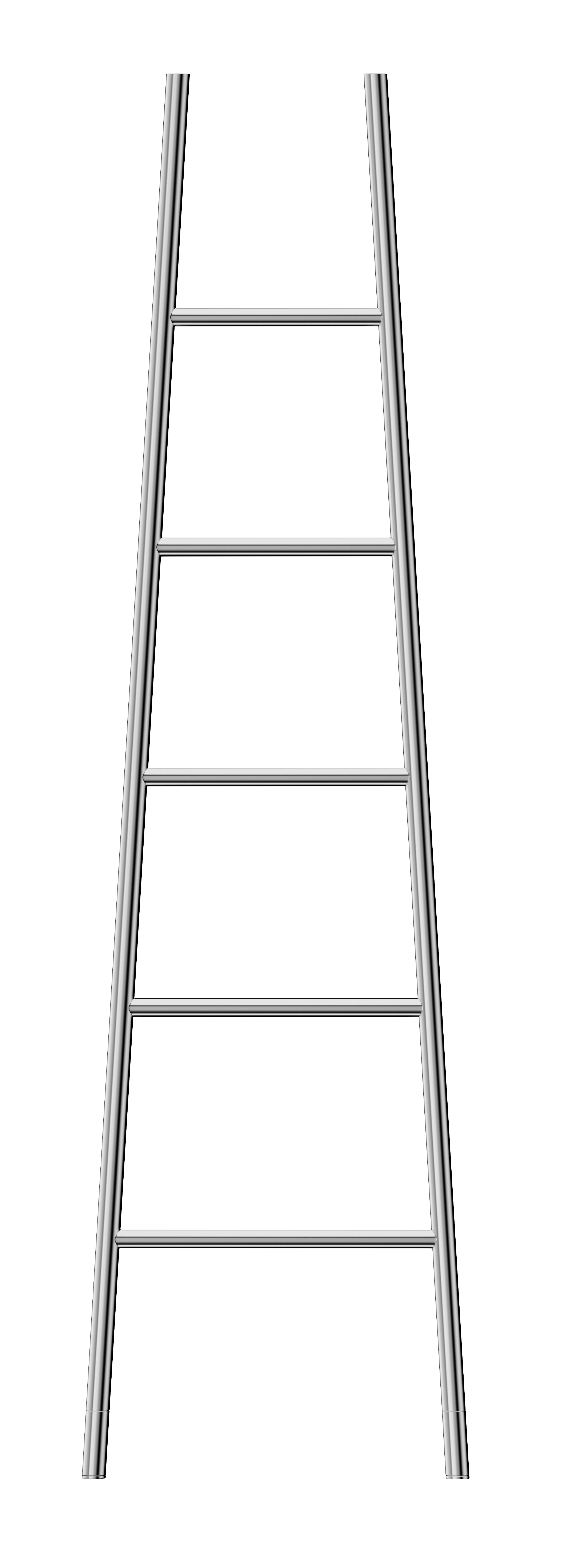 Jeeves Heated Towel Rail Tangent L 520 Straight 1890 x 520 x 182