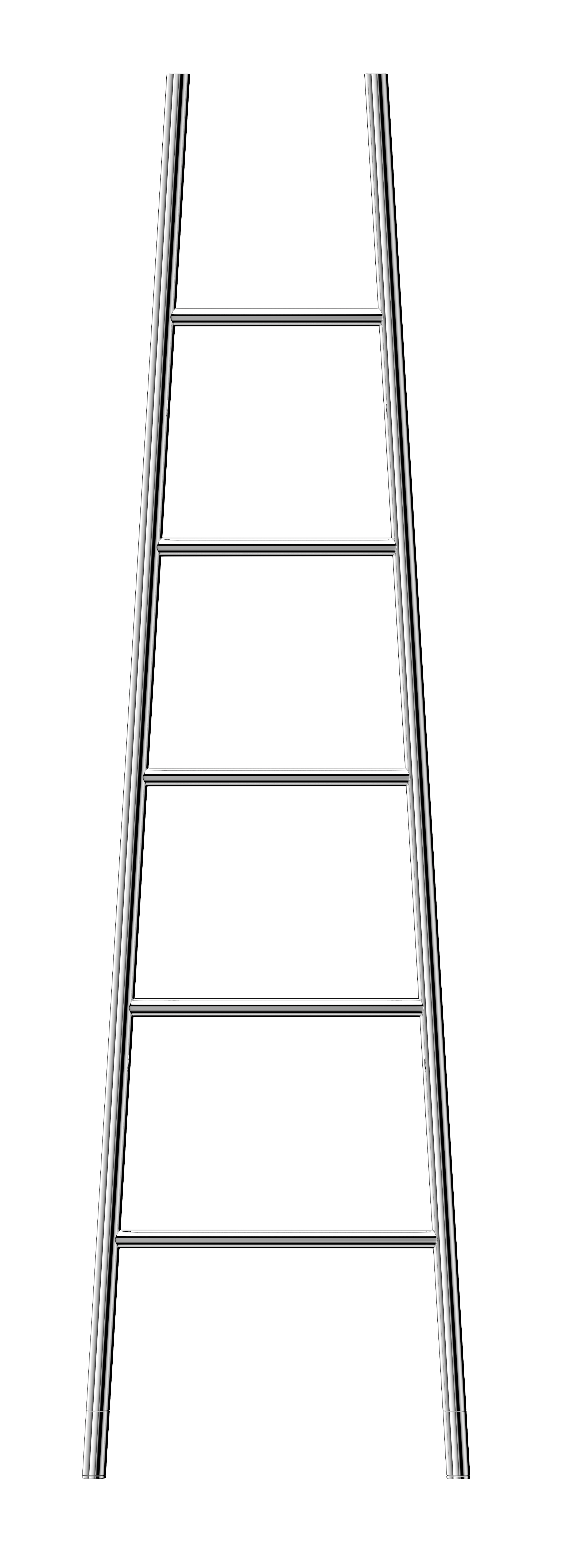Buy mirror-polished Jeeves Heated Towel Rail Tangent L 520 Straight 1890 x 520 x 182
