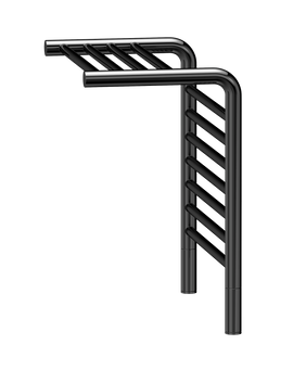 Jeeves Heated Towel Rail Tangent M 520 Straight 555 x 520 x 326 - 0