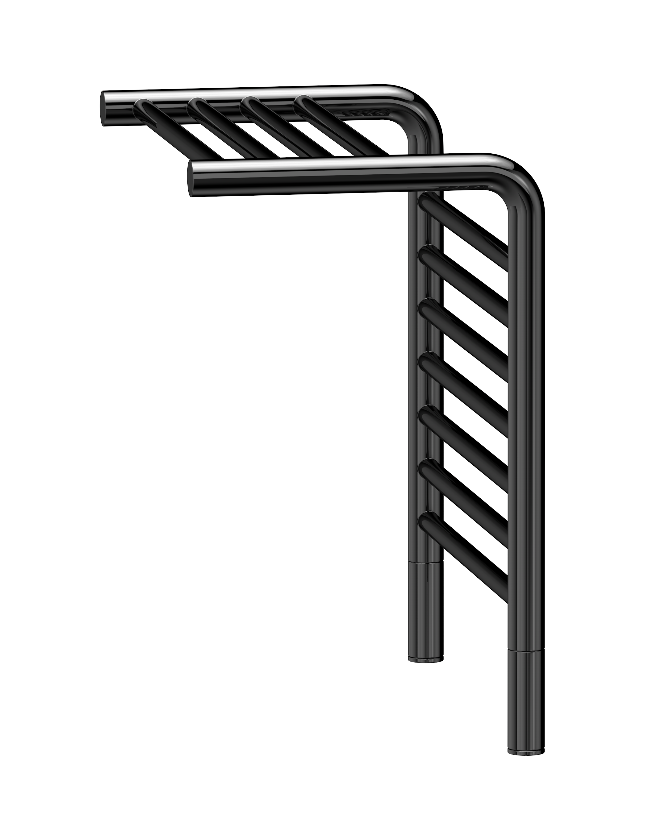 Jeeves Heated Towel Rail Tangent M 620 Straight 555 x 620 x 326 - 0