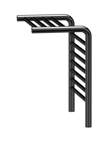 Jeeves Heated Towel Rail Tangent M 620 Straight 555 x 620 x 326 - 0