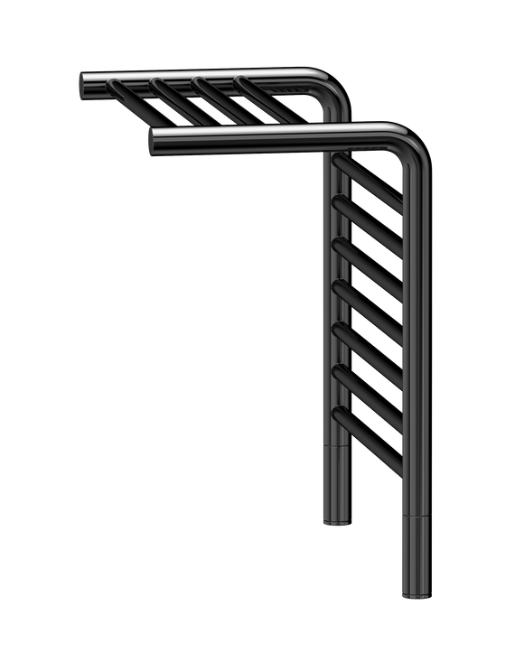 Jeeves Heated Towel Rail Tangent M 620 Straight 555 x 620 x 326