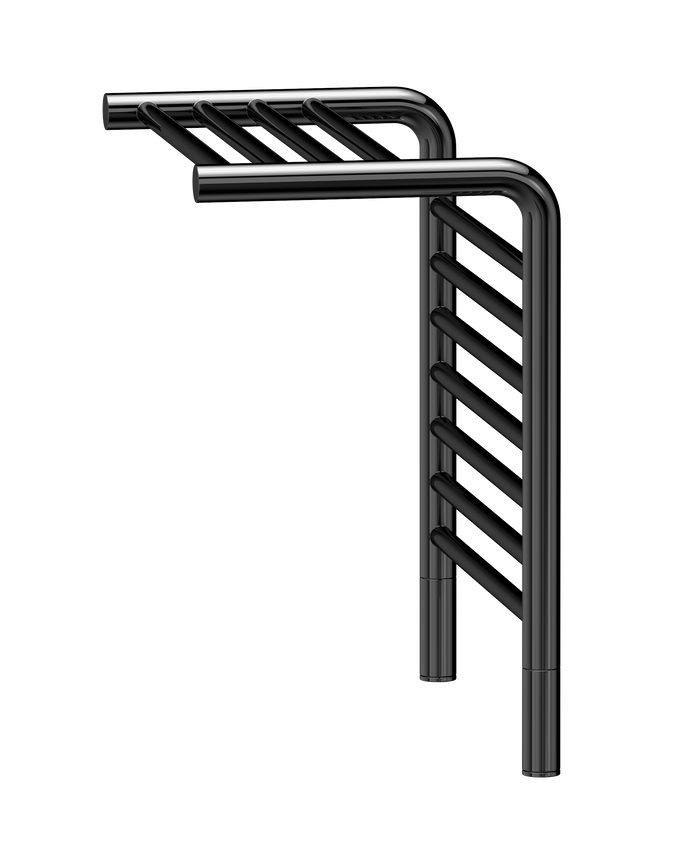 Jeeves Heated Towel Rail Tangent M 620 Straight 555 x 620 x 326