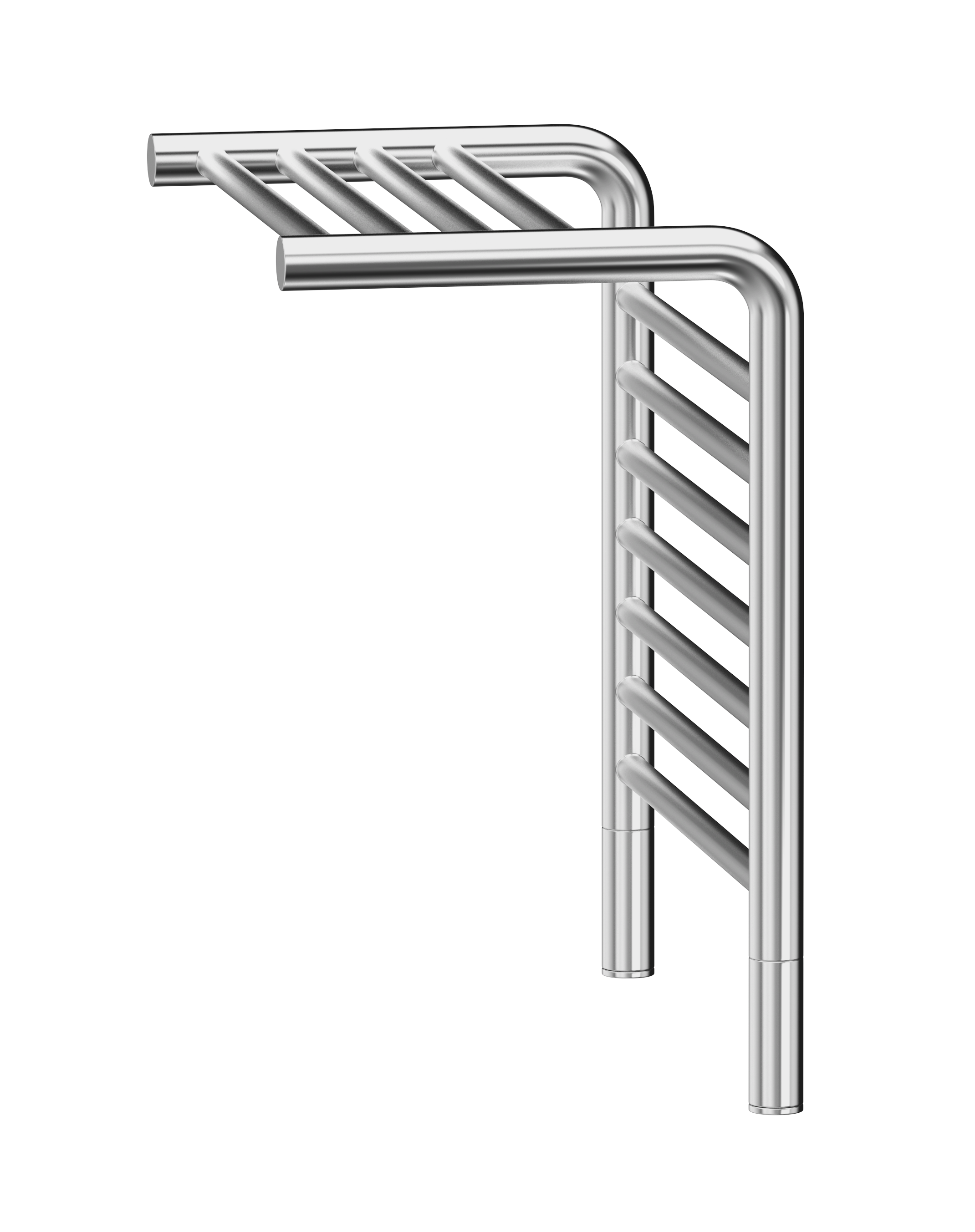 Jeeves Heated Towel Rail Tangent M 620 Straight 555 x 620 x 326 | AHM ...