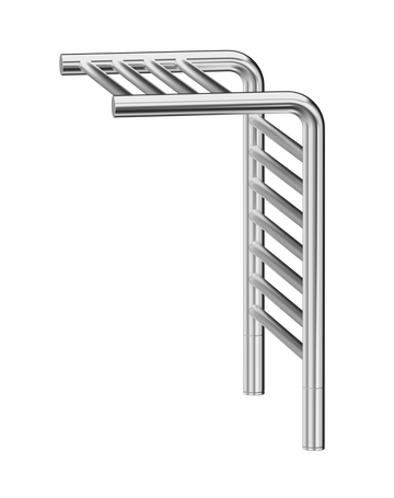 Jeeves Heated Towel Rail Tangent M 620 Straight 555 x 620 x 326