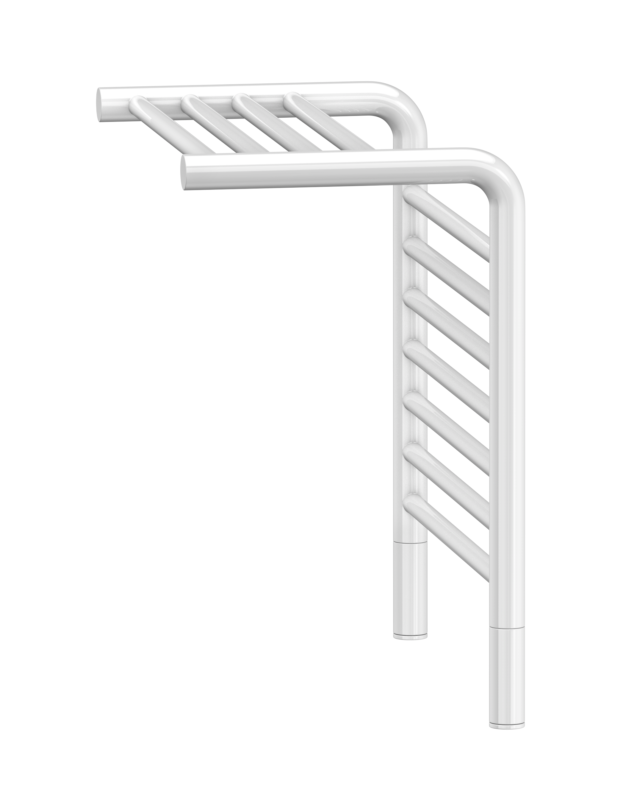 Buy white Jeeves Heated Towel Rail Tangent M 520 Straight 555 x 520 x 326