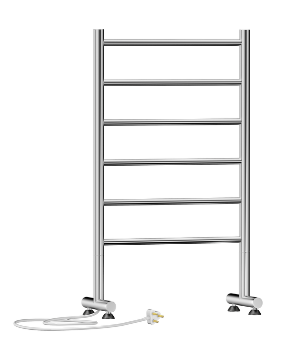 Jeeves Heated Towel Rail Tangent Six 520 Straight Dual 865 x 520 x 300