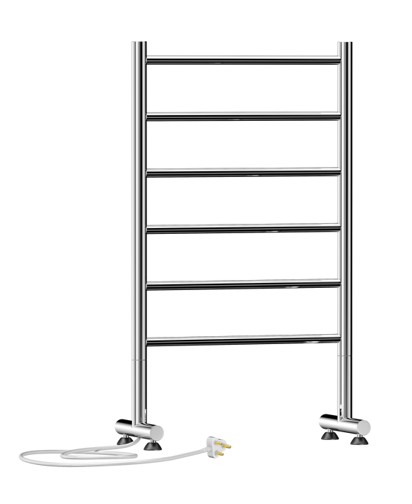 Jeeves Heated Towel Rail Tangent Six 520 Straight Dual 865 x 520 x 300