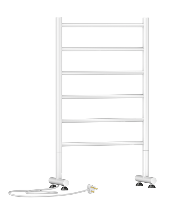 Jeeves Heated Towel Rail Tangent Six 520 Straight Dual 865 x 520 x 300