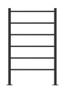 Jeeves Heated Towel Rail Tangent x 620 Straight Dual 1000 x 620 x 80 - 0