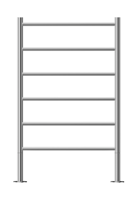 Jeeves Heated Towel Rail Tangent x 520 Straight Dual 1000 x 520 x 80