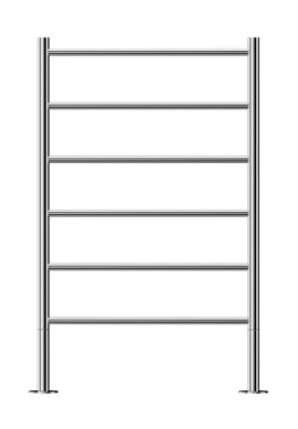 Buy mirror-polished Jeeves Heated Towel Rail Tangent x 520 Straight Dual 1000 x 520 x 80